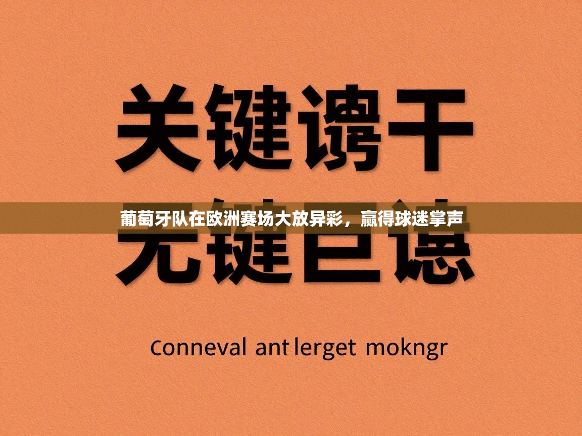 开运体育登录入口-葡萄牙队在欧洲赛场大放异彩，赢得球迷掌声  第1张